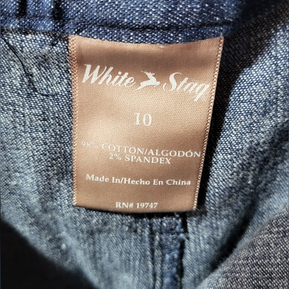 White Stag blue jean skort size 10 - Picture 3 of 5
